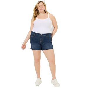 Torrid 22 Perfect Boyfriend Vintage Stretch Mid-Rise Short